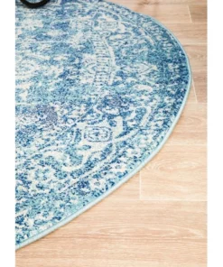 Rug Culture Evoke Muse Blue Transitional Round Rug 12 Rug Culture Evoke Muse Blue Transitional Round Rug -Home Decor Shop 838362970 6 720x928