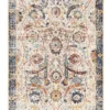 Rug Culture Evoke Peacock Ivory Transitional Rug
