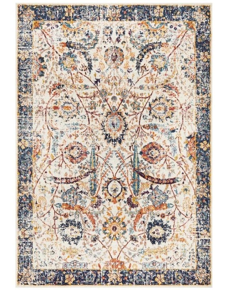 Rug Culture Evoke Peacock Ivory Transitional Rug 1 Rug Culture Evoke Peacock Ivory Transitional Rug