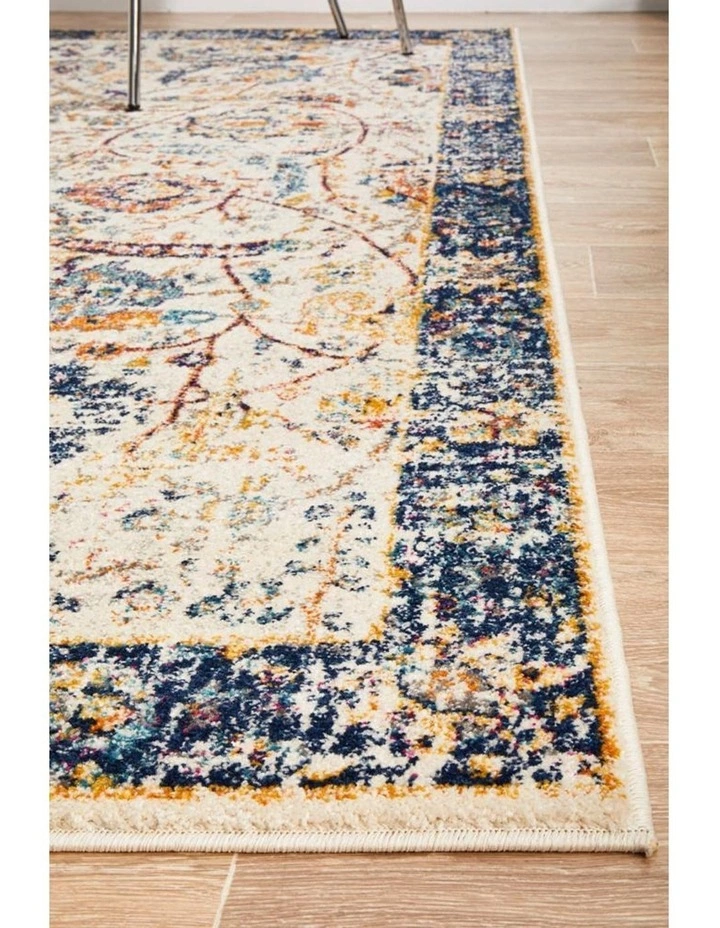 Rug Culture Evoke Peacock Ivory Transitional Rug 6 Rug Culture Evoke Peacock Ivory Transitional Rug - Image 6