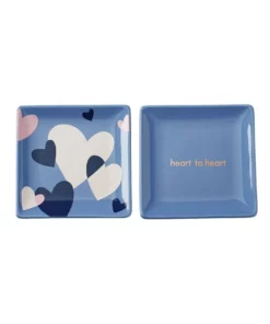 Kate spade new york Spade Street Square Dish Set of 2 'Heart to Heart'