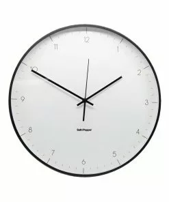 Salt&Pepper Elio Clock - 40.5cm - White