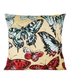 Bromley Butterflies Cushion Red