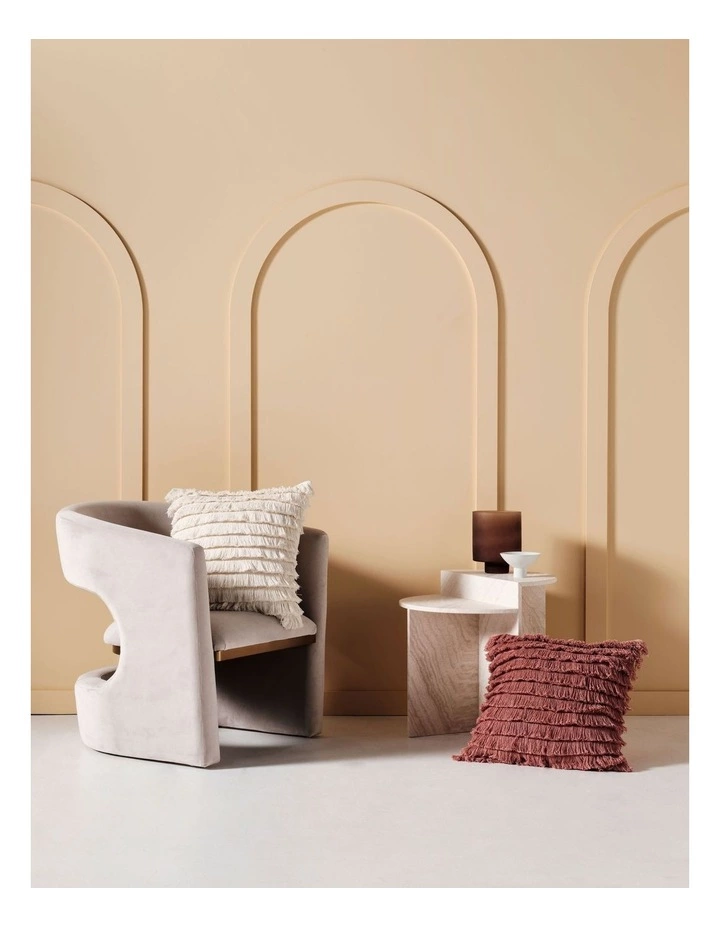 Linen House Trento Cushion Vanilla 3 Linen House Trento Cushion Vanilla - Image 3