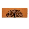 Fab Habitat Tree Of Life PVC Backed Coir Doormat 60x90 cm