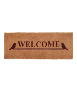 Fab Habitat Welcome Coir Doormat 45x75 cm