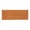 Fab Habitat Nubra Plain Natural PVC Backed Coir Door Mat 75x120 cm