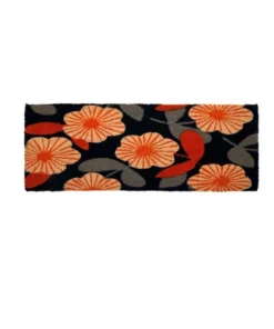 Fab Habitat Floral PVC Backed Coir Doormat 45x120 cm -Home Decor Shop 840965860 1 1 720x928