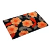 Fab Habitat Floral PVC Backed Coir Doormat 45x75 cm