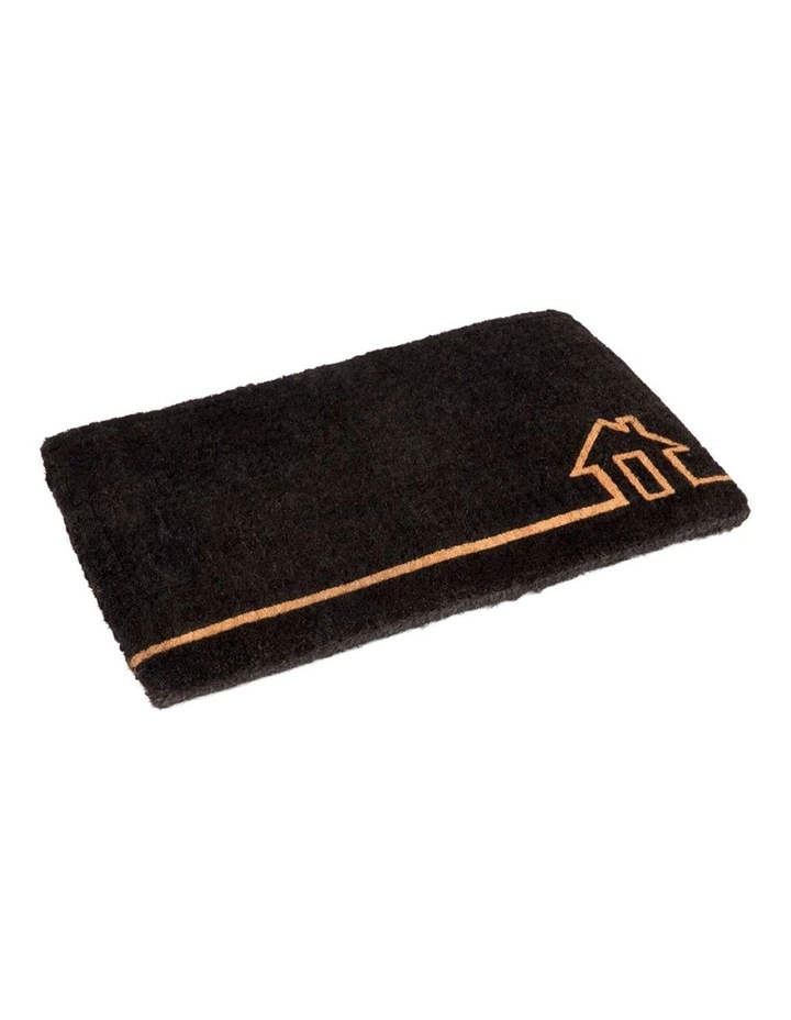 Fab Habitat 45x75 cm Ghar Black Coir Doormat 1 Fab Habitat 45x75 cm Ghar Black Coir Doormat