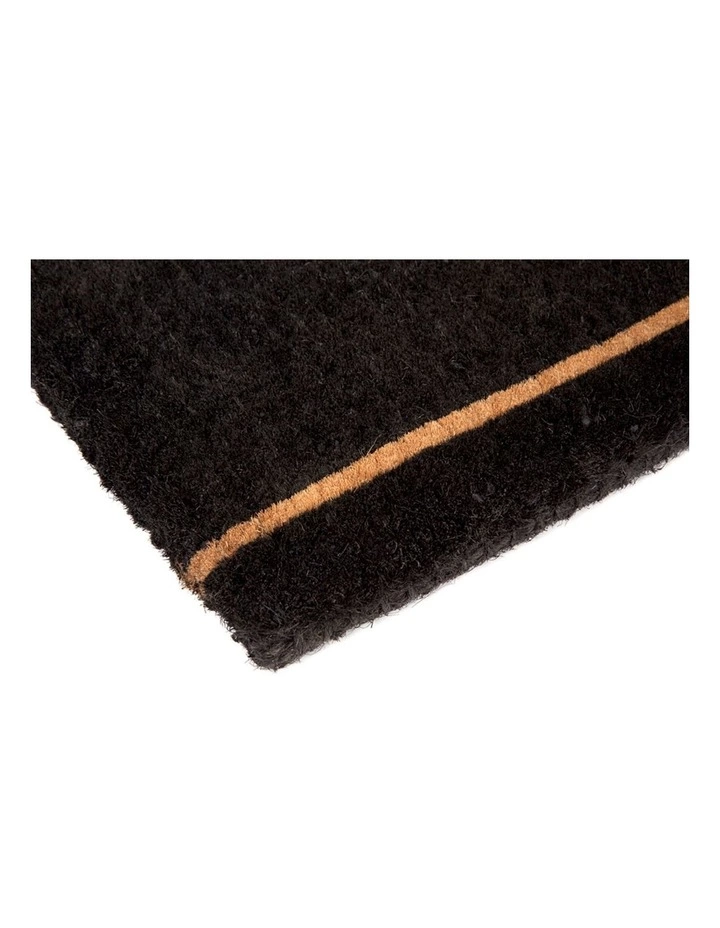Fab Habitat 45x75 cm Ghar Black Coir Doormat 2 Fab Habitat 45x75 cm Ghar Black Coir Doormat - Image 2