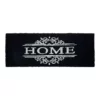 Fab Habitat Home Dark Grey PVC Backed Coir Doormat 75x120 cm