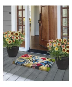 Fab Habitat Watercolour Coir Doormat 45x75 cm -Home Decor Shop 840967480 5 720x928