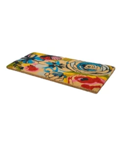 Fab Habitat Watercolour Coir Doormat 45x120 cm -Home Decor Shop 840967660 3 720x928