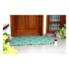 Fab Habitat Kimberley Blue PVC Backed Coir Doormat 45x75 cm