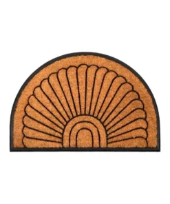 Fab Habitat 60x90 cm Kochi Half Round Rubber and Coir Doormat 5 Fab Habitat 60x90 cm Kochi Half Round Rubber and Coir Doormat -Home Decor Shop 840968650 1 1 720x928