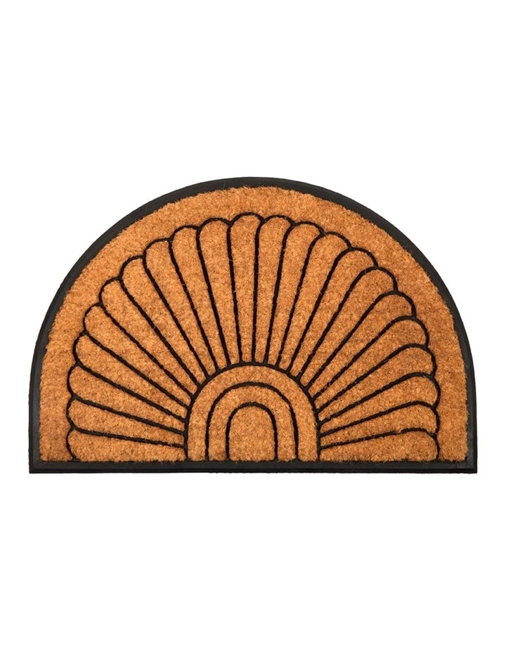 Fab Habitat 60x90 cm Kochi Half Round Rubber and Coir Doormat 3 Fab Habitat 60x90 cm Kochi Half Round Rubber and Coir Doormat - Image 3