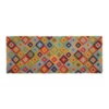 Fab Habitat Saman Multicolor Coir Doormat 45x120 cm