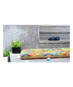 Fab Habitat Saman Multicolor Coir Doormat 45x120 cm -Home Decor Shop 840969460 5 720x928