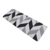 Fab Habitat 95x44cm Herringbone Navy Kitchen Mat