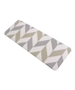 Fab Habitat 95x44cm Herringbone Gainsboro Kitchen Mat
