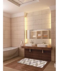 Fab Habitat 120x44cm Herringbone Gainsboro Kitchen Mat -Home Decor Shop 840970000 6 720x928