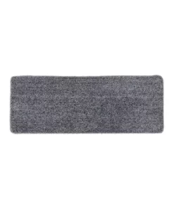 Fab Habitat Non slip mat Polycot Grey 45x120cms