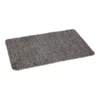 Fab Habitat Non slip mat Polycot Grey 60x180cms