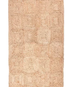 Fab Habitat 90 X 150 CM Jute Rug Rishra