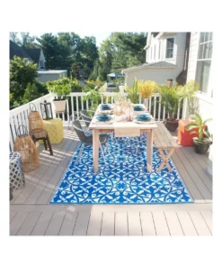 Fab Habitat 150x238cm San Juan Recycled Plastic Outdoor Rug and Mat -Home Decor Shop 840977290 4 720x928