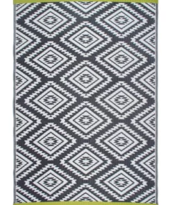 Fab Habitat 120x179cm Valencia Recycled Plastic Outdoor Rug and Mat