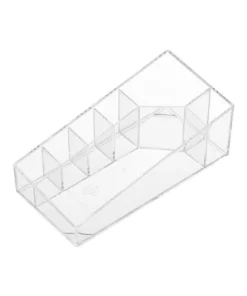 Box Sweden Crystal 7 Section Micro Station Makeup/Cosmetics Home Organiser Clear