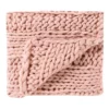 Linen House Lana Throw Rose Quartz