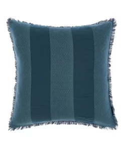 Linen House Shrimpton Cushion 45x45cm in Slate Grey