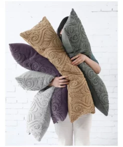 M.M Linen Malta Cushion 35x90 in Thyme