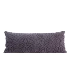 M.M Linen Malta Cushion 35x90 in Plum