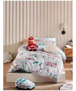 Linen House Kids Fireman Steve Cushion -Home Decor Shop 841712410 4 720x928