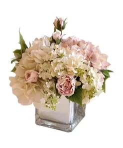 Vicky Yao Exclusive Design Multi Colour Pink Hydrangea Artificial Floral Arrangement
