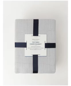 Heritage Textured Ribbed Blanket