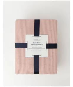 Heritage Textured Ribbed Blanket