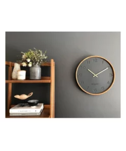 One Six Eight London Freya Charcoal 35Cm Silent Wall Clock -Home Decor Shop 847739260 5 720x928