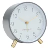One Six Eight London Maisie Grey Silent Alarm Clock