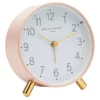 One Six Eight London Maisie Blush Silent Alarm Clock