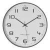 One Six Eight London Carmen Cool Grey 40Cm Silent Wall Clock