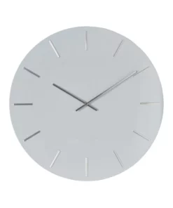 One Six Eight London Luca Light Grey 40Cm Silent Wall Clock