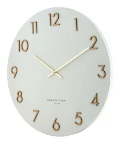 One Six Eight London Katelyn White 60Cm Metal Wall Clock -Home Decor Shop 847741420 4 720x928