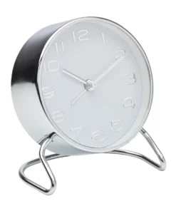 One Six Eight London Isabelle White Silent Alarm Clock