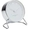 One Six Eight London Lara White Silent Alarm Clock