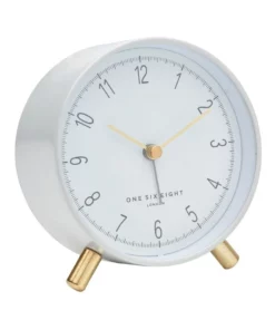 One Six Eight London Hannah White Silent Alarm Clock