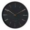 One Six Eight London Maya 40Cm Charcoal Grey Silent Wall Clock